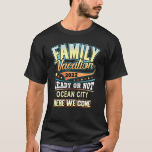 Vintag Retro Family Vacation 2022 Maryland Ocean T-Shirt