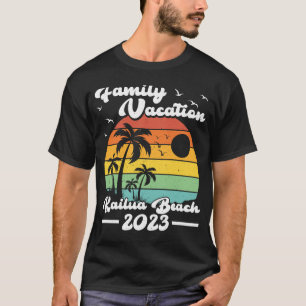 Vintag Retro Family Vacation 2023 Hawaii Kailua B T-Shirt