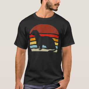 Vintag Retro Ferret Vater Mama Boy Girl Geburtstag T-Shirt