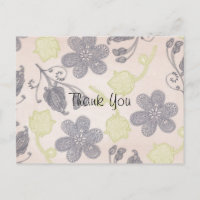 Vintag Retro Floral Paisley Personalize Vielen Dan