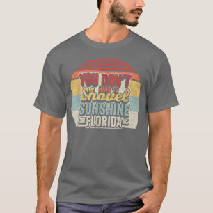 Vintag Retro Florida Urlaub Funny Snow Bird Beat T-Shirt