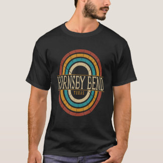 Vintag Retro Hornsby Bend Texas TX Women Men Souv T-Shirt