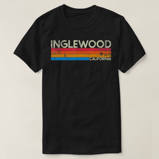 Vintag Retro Inglewood T-Shirt (Design vorne)