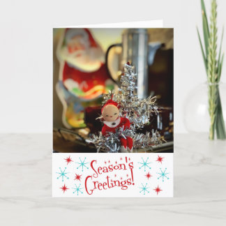 Vintag Retro Jahreszeit Weihnachten Karte