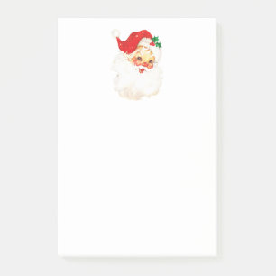 Vintag Retro Jolly Old Santa Claus Weihnachten Post-it Klebezettel