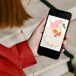 Vintag Retro Jolly Santa Claus Weihnachten