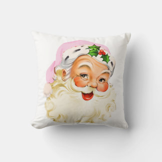 Vintag Retro Jolly Santa Claus Weihnachten Kissen