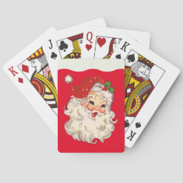 Vintag Retro Jolly Santa Claus Weihnachten Spielkarten