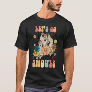 Vintag Retro Let's Go Ghouls Halloween Outfit Cos T-Shirt