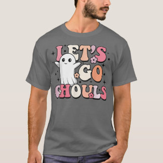 Vintag Retro Let's Go Ghouls Halloween Outfit Cos T-Shirt