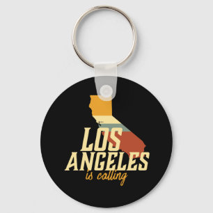 Vintag Retro Los Angeles California CA USA City Schlüsselanhänger