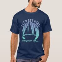 Vintag Retro Madagaskar Segeln Lass uns Nauti hole