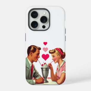 Vintag/Retro Malzgeschäft der 50er Jahre Valentine iPhone 15 Pro Hülle