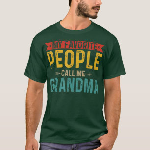 Vintag Retro, meine Lieblings-Leute nennen mich Om T-Shirt