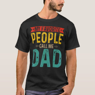 Vintag Retro Meine Lieblings-Leute nennen mich Vat T-Shirt