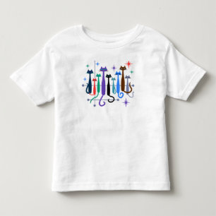 Vintag Retro Mitte des Jahrhunderts Moderne Look K Kleinkind T-shirt