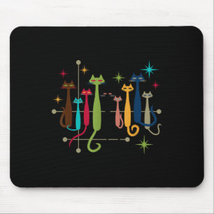 Vintag Retro Mitte des Jahrhunderts Moderne Look K Mousepad