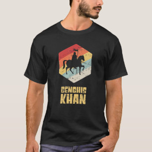 Vintag Retro Mongol Empire / Kaiser Genghis Khan T-Shirt