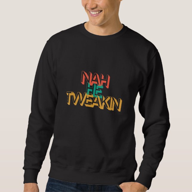 Vintag Retro Nah He TSchwäin 1 Sweatshirt (Vorderseite)