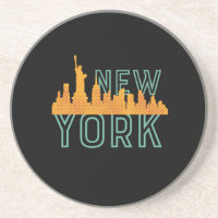 Vintag Retro New York NY City Skycrapper