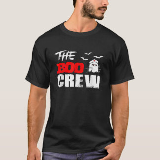 Vintag Retro Niedlich Boo Boo Crew Nurse Halloween T-Shirt