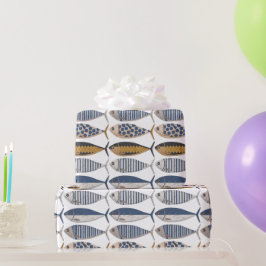 Vintag Retro Not Sardines, Fischer Geschenkpapier