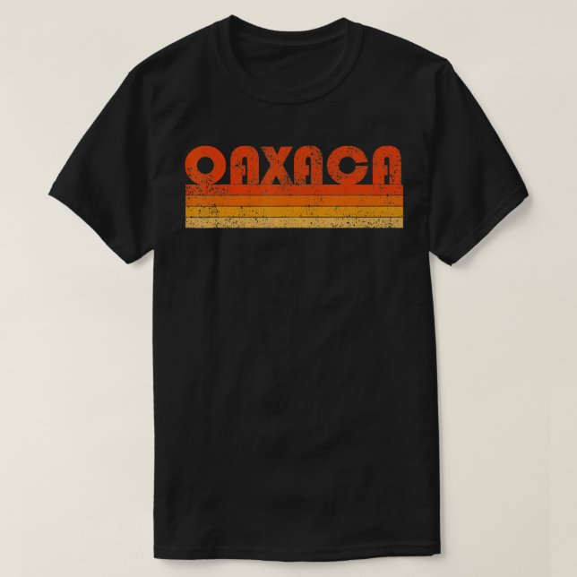 Vintag Retro Oaxaca Mexiko T-Shirt (Design vorne)