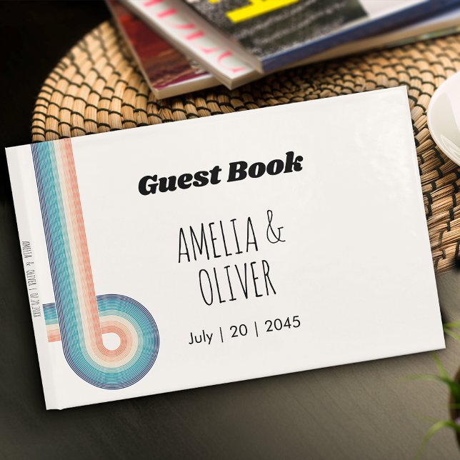 Vintag Retro Old Style 70er Wedding Gästebuch (Von Creator hochgeladen)