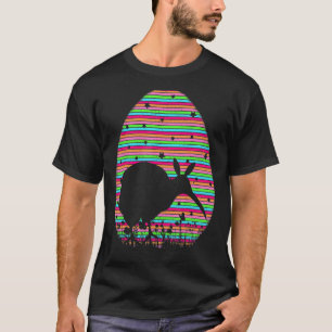 Vintag Retro Ostereier Kiwi Bird Ostersonntag T-Shirt