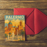 Vintag Retro Palermo Sizilien Italien
