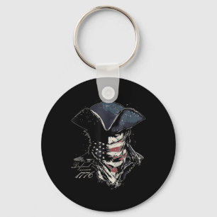 Vintag Retro Patriot Defiant seit 1776 US-Flagge 4 Schlüsselanhänger