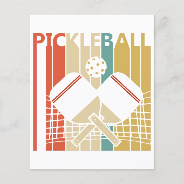 Vintag Retro Pickleball (Vorderseite)