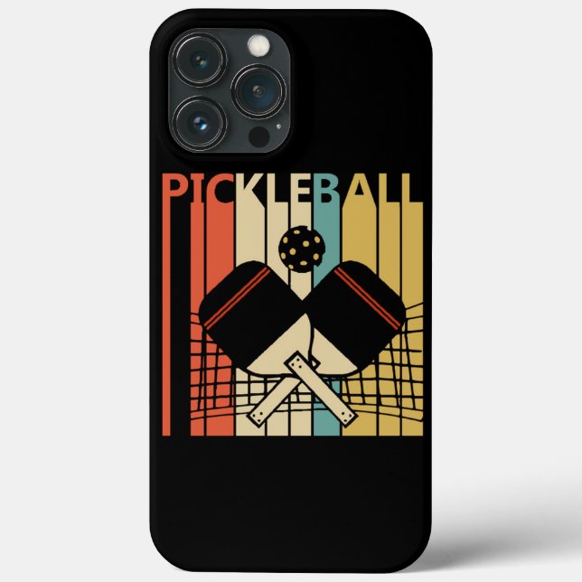Vintag Retro Pickleball Case-Mate iPhone Hülle (Rückseite)