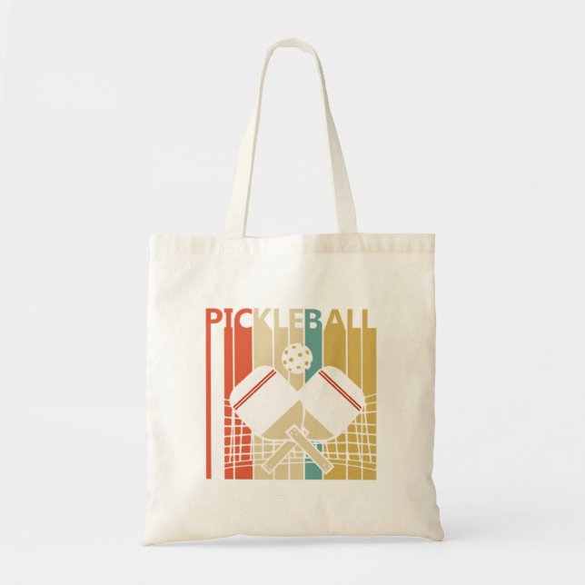Vintag Retro Pickleball Tragetasche (Vorne)