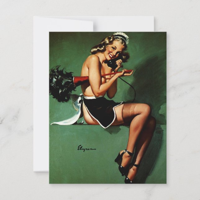 Vintag Retro Pinup (Vorderseite)