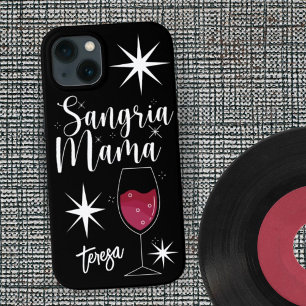 Vintag Retro Sangria Mama Custom Case-Mate iPhone Hülle