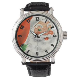 Vintag Retro Santa Claus Armbanduhr