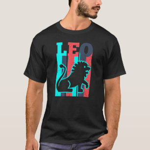 Vintag Retro Sign Leo Zodiac T-Shirt