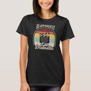 Vintag Retro so scheinbar bin ich dramatische Scha T-Shirt