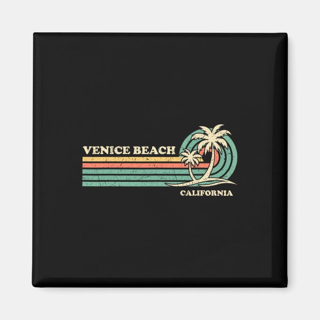 Vintag Retro Sommerferien Magnet (Vorne)