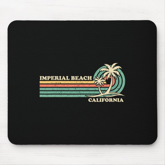 Vintag Retro Sommerferien Mousepad (Vorne)