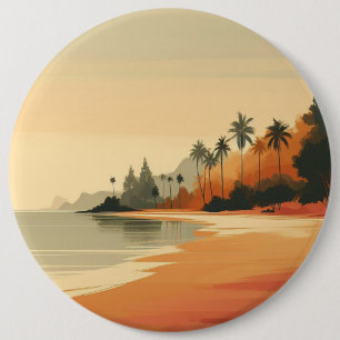 Vintag/Retro-Strand/tropisch Button