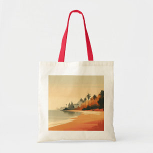 Vintag/Retro-Strand/tropisch Tragetasche