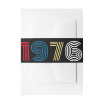 Vintag Retro Stripe 1976 50. Geburtstag oder Wiede