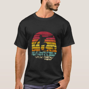 Vintag Retro Style Skateboarding Skate Skater Cla T-Shirt