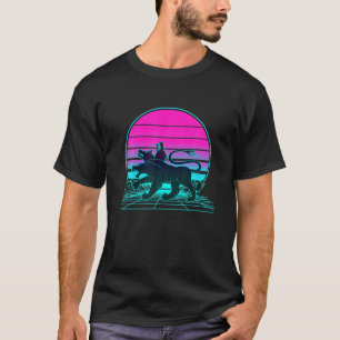 Vintag Retro Sunset Cerberus T-Shirt