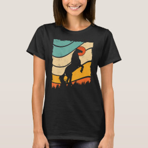Vintag Retro Sunset Horse Wild Animal Wild Horses T-Shirt