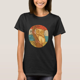 Vintag Retro Tarsier Philippine Animal Tarsier Mo T-Shirt