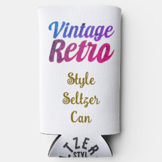Vintag Retro Typografie Design -20-Oz Selters Dosenkühler