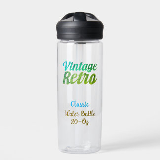 Vintag Retro Typografie Design -20-Oz Trinkflasche